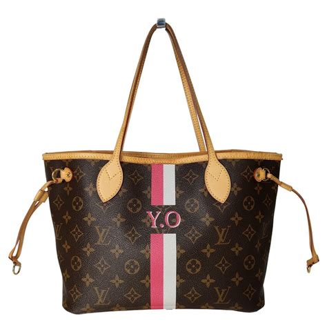 louis vuitton neverfull iniziali